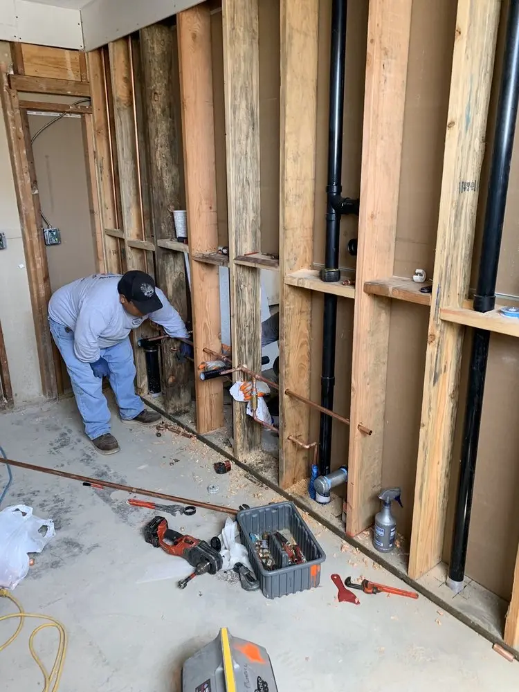 Commercial rough-in plumbing for Trenchless Sewer Repair in Verona